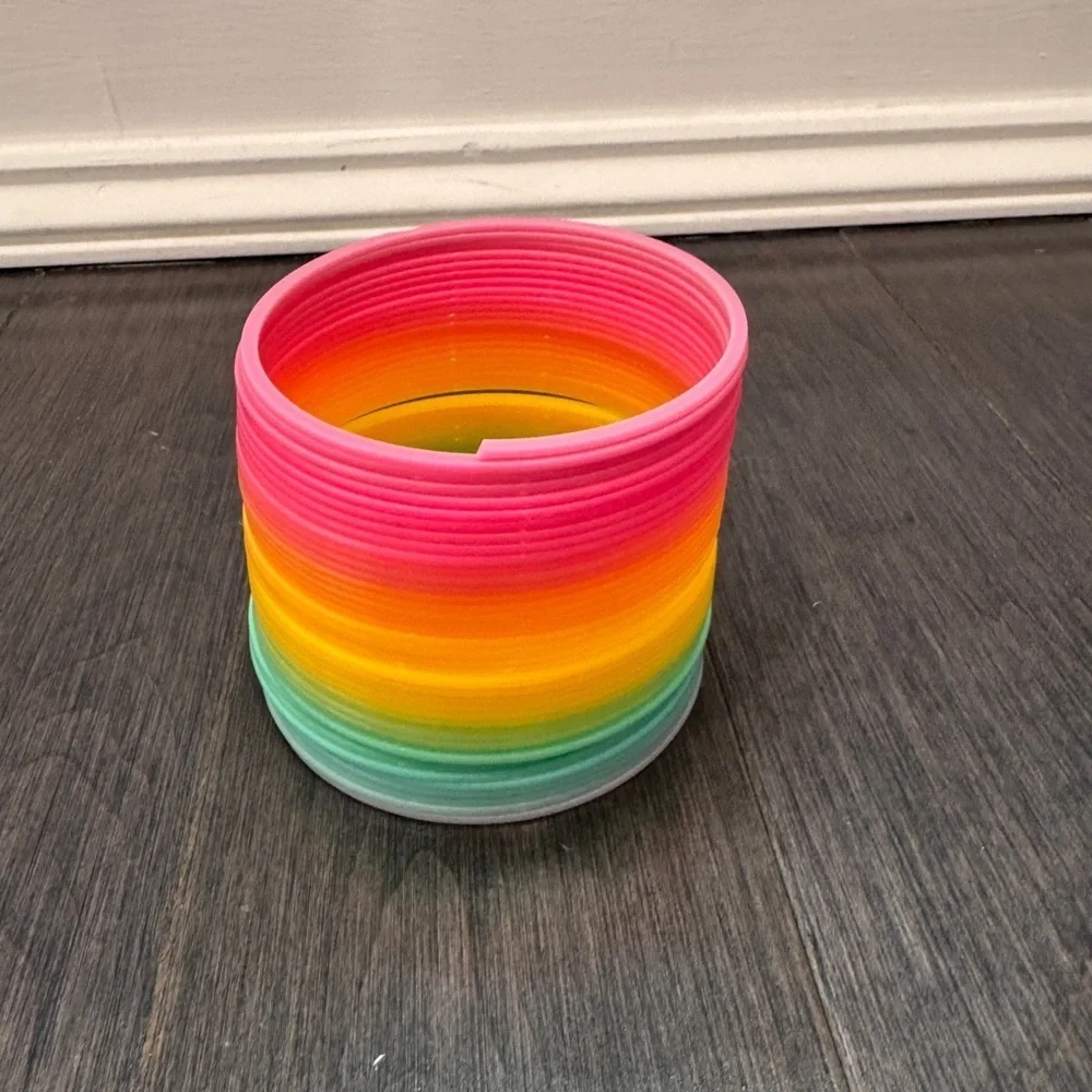 Slinky Colorful Rainbow Spring Toy Girls Boys Toddler